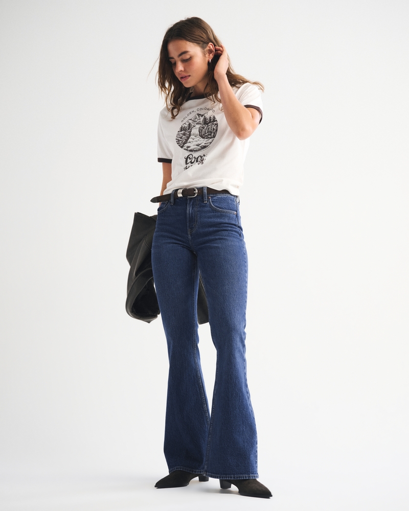 High Rise Flare Jean 상세 이미지 2