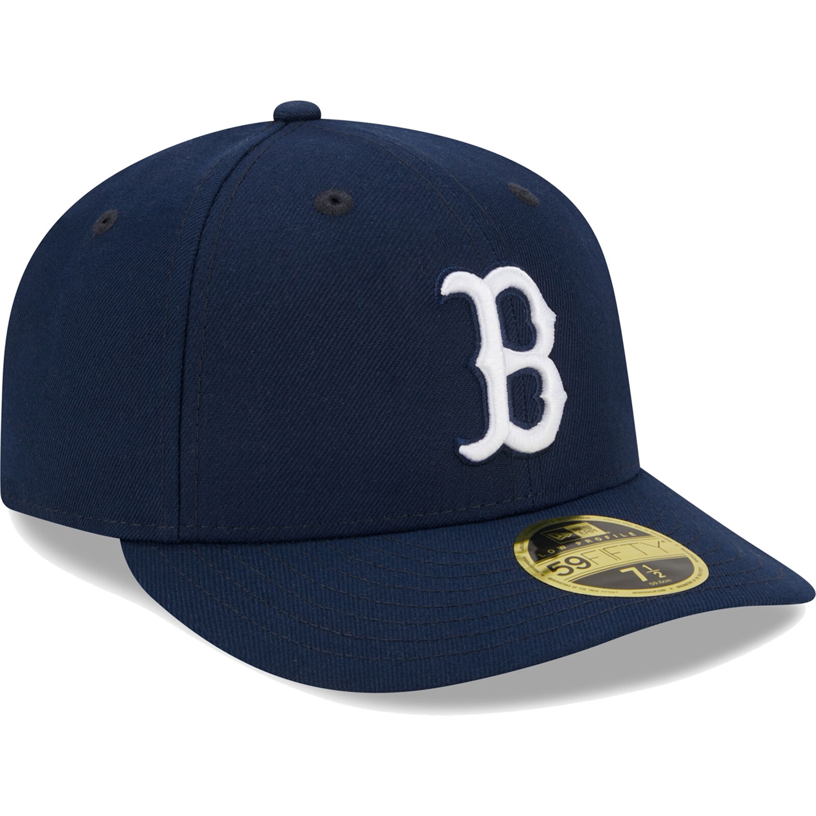 남성용 보스턴 레드삭스 New Era 네이비 오션사이드 로우 프로파일 59FIFTY 피티드 모자 상세 이미지 4