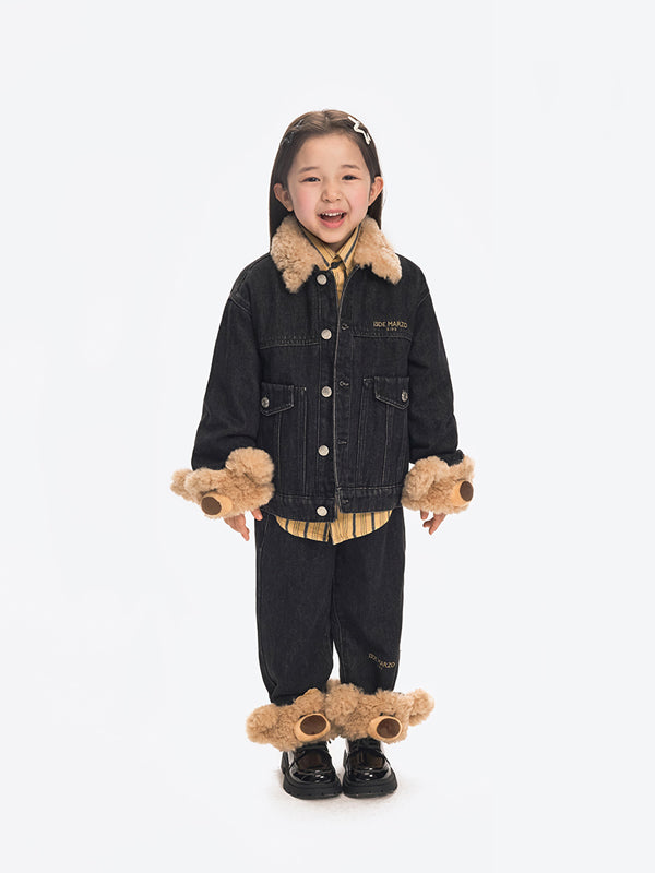 BabyBear 커프드 데님 재킷 상세 이미지 4