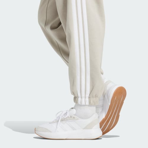Essentials 3-Stripes Fleece Loose-Fit Pants 상세 이미지 5