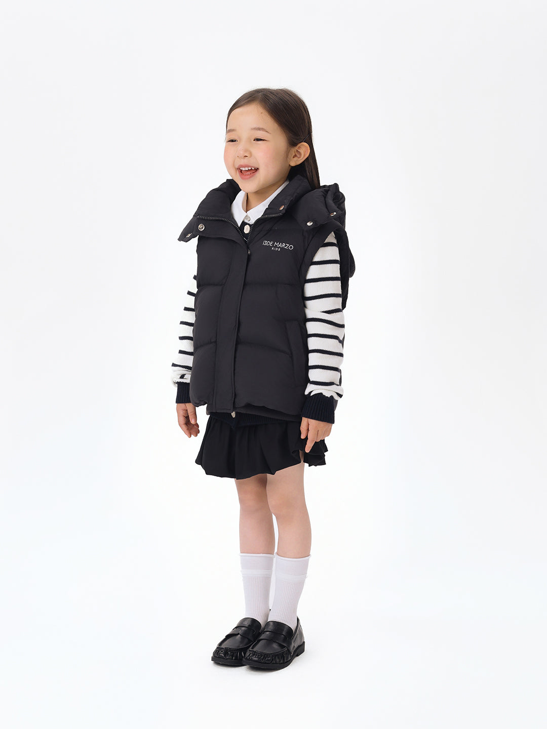 BabyBear 탈부착 다운 재킷 블랙 상세 이미지 6