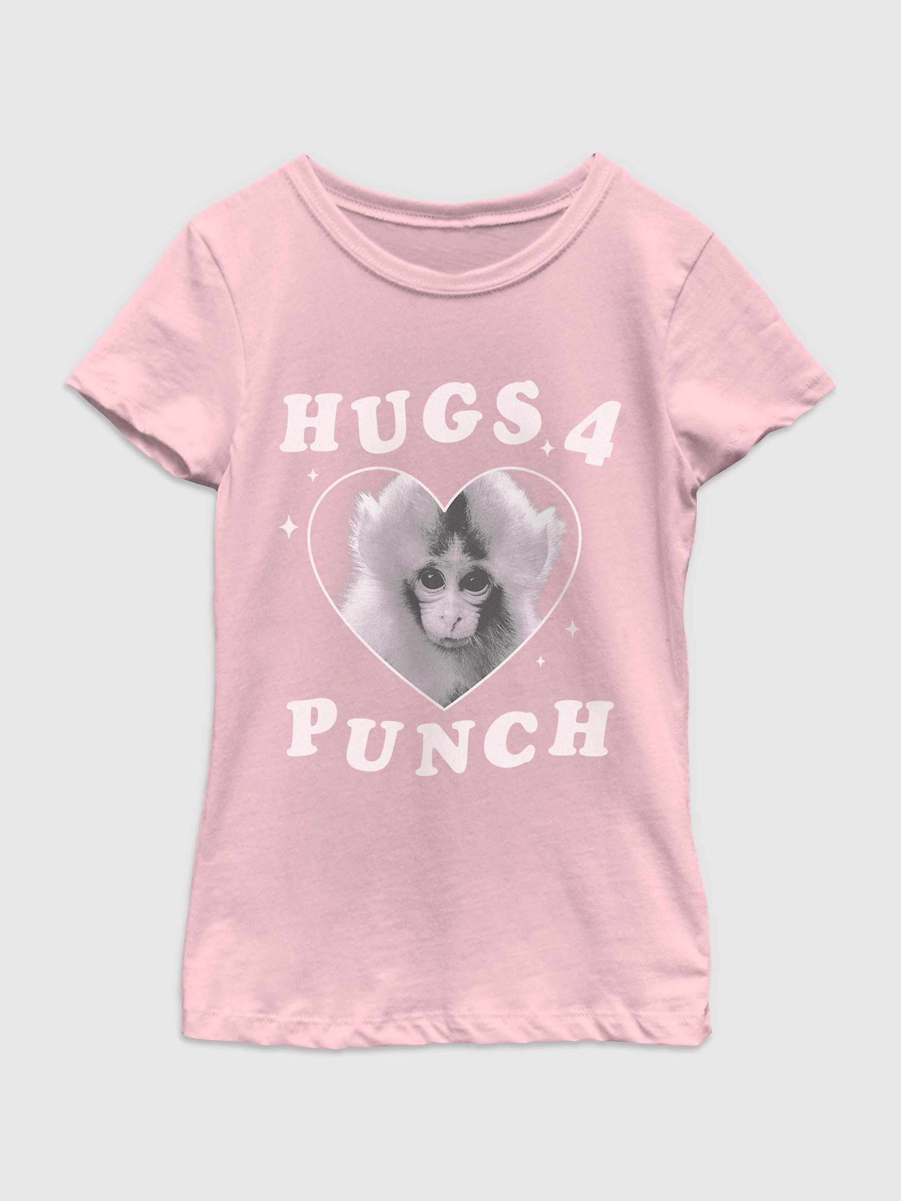 Punch The Monkey Hugs 그래픽 티셔츠