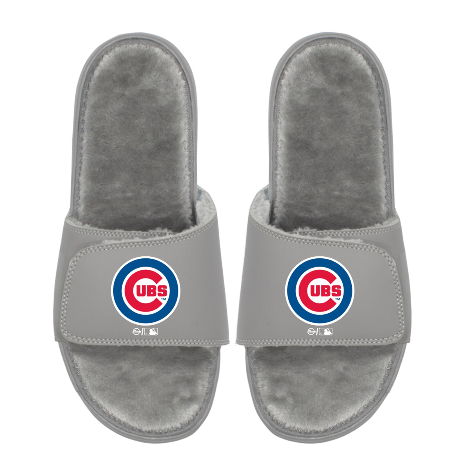 남녀공용 Chicago Cubs ISlide 로고 퍼 슬라이드 샌들 상세 이미지 2