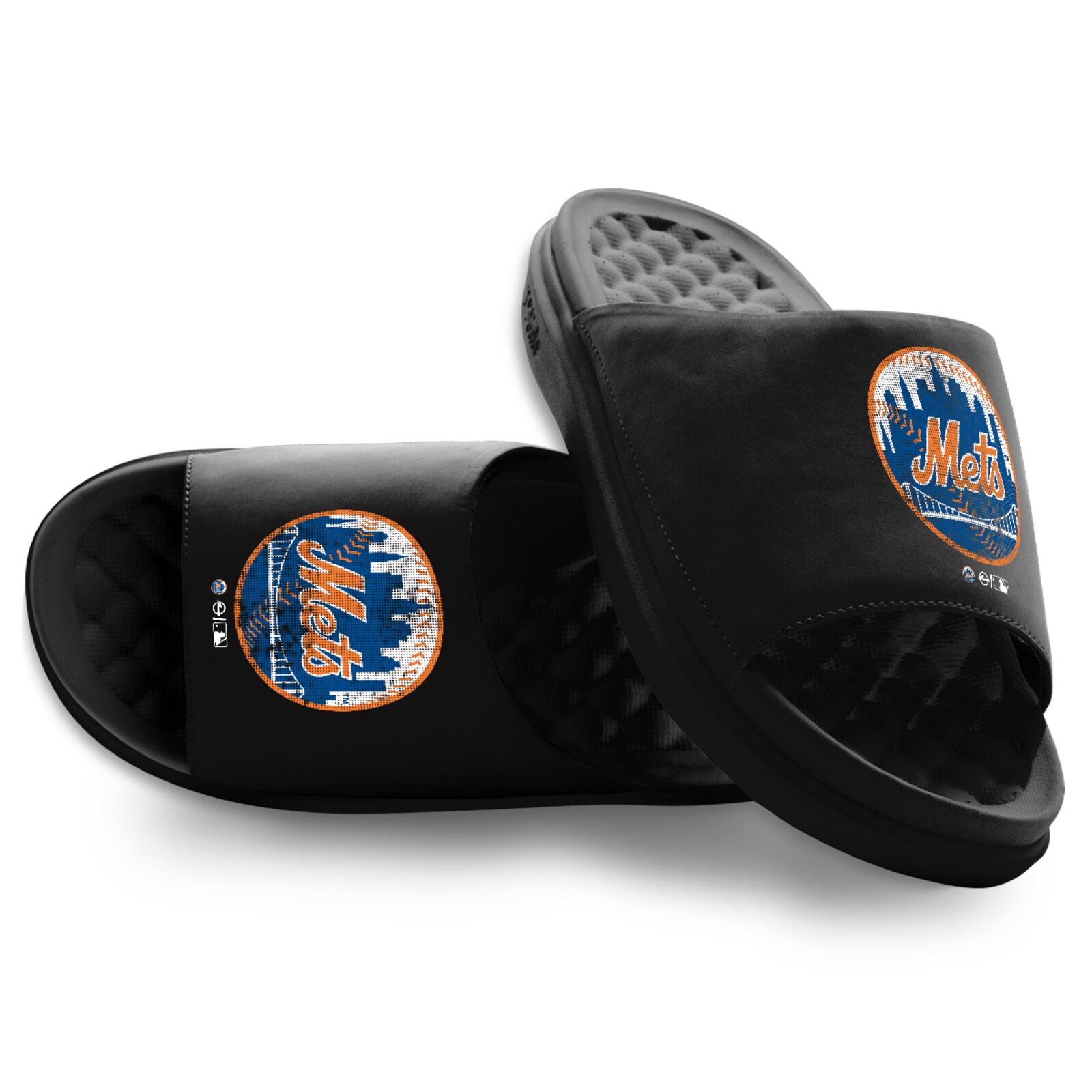 남녀공용 New York Mets ISlide 쿠퍼스타운 모티브 슬라이드 샌들 상세 이미지 2