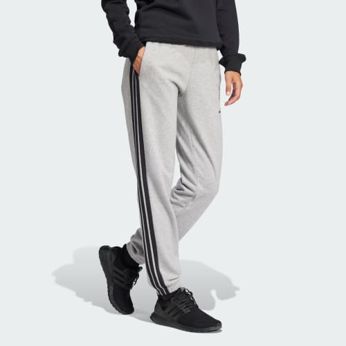 Essentials 3-Stripes French Terry Cuffed Pants 상세 이미지 3