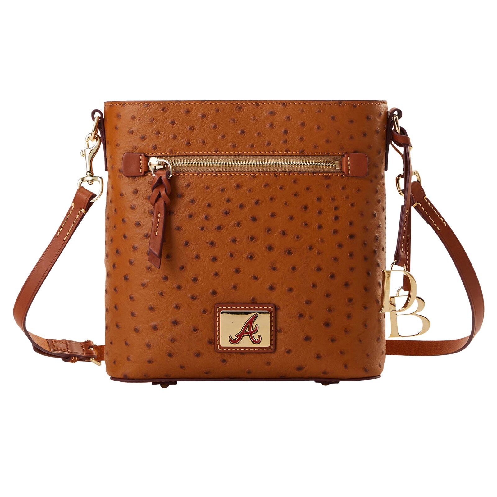 Atlanta Braves Dooney & Bourke 지퍼 크로스바디 가방 상세 이미지 2