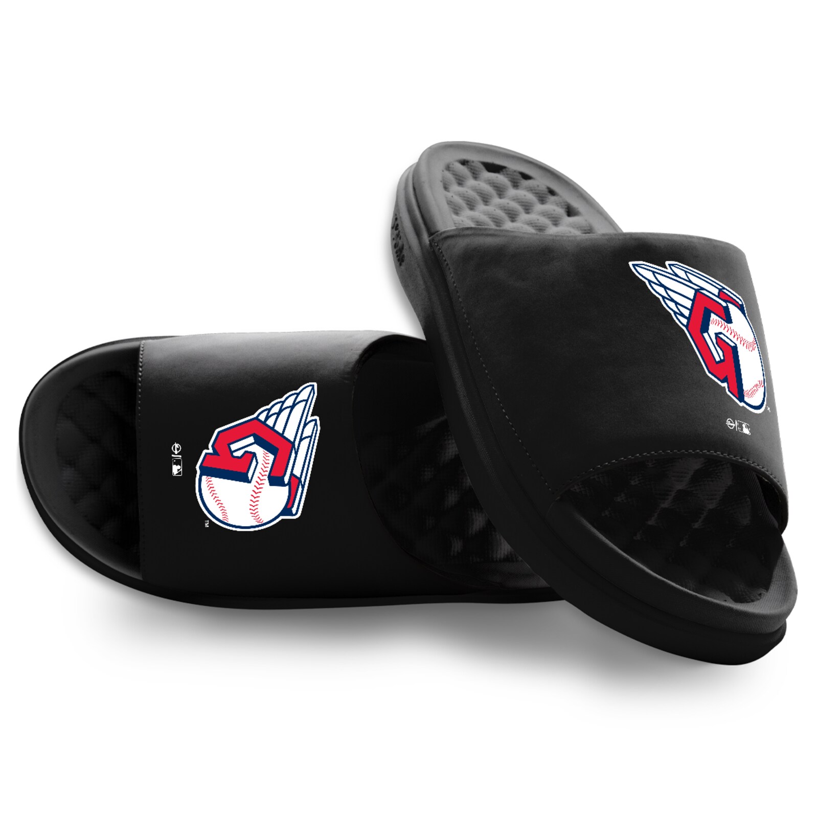 아동용 Cleveland Guardians ISlide 블랙 Primary Motive 슬라이드 샌들 상세 이미지 2