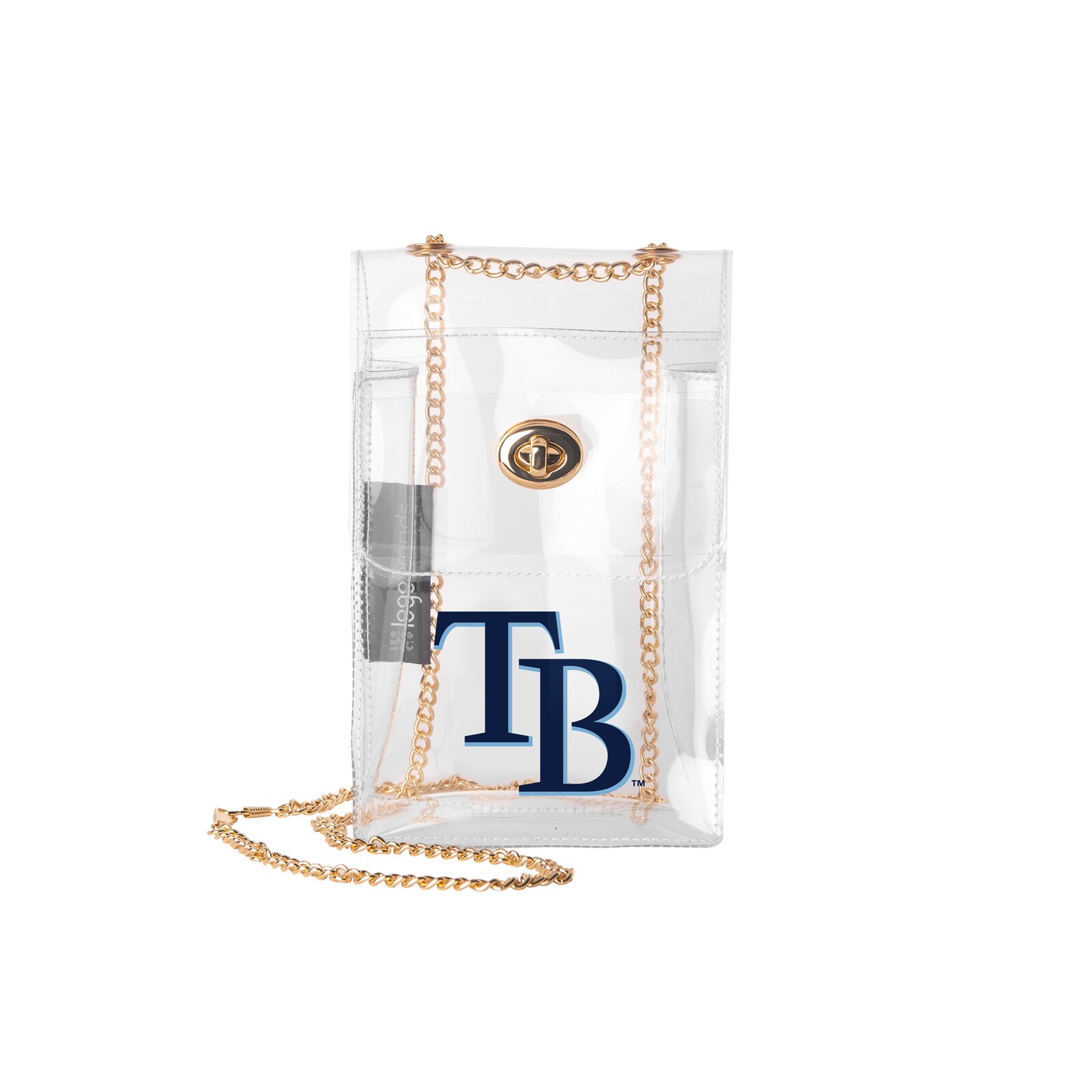 Logo Brands Tampa Bay Rays 클리어 에센셜 크로스바디 퍼스