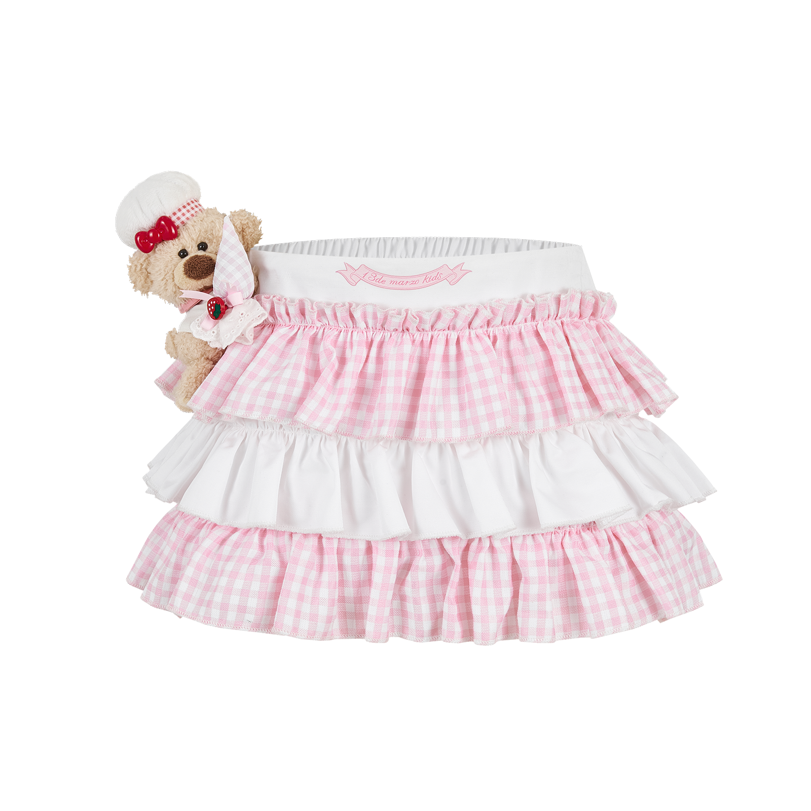 BabyBear 딸기 케이크 레이어드 스커트