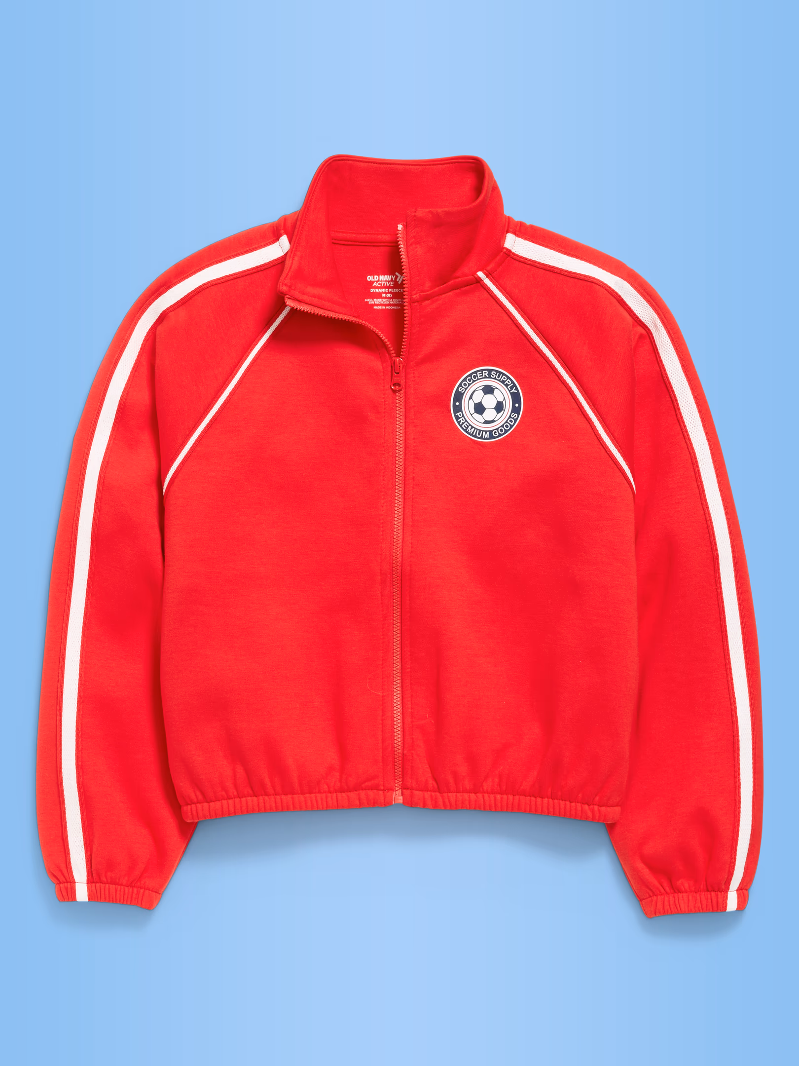 Dynamic Fleece USA 걸스 풀집업 그래픽 재킷 상세 이미지 2