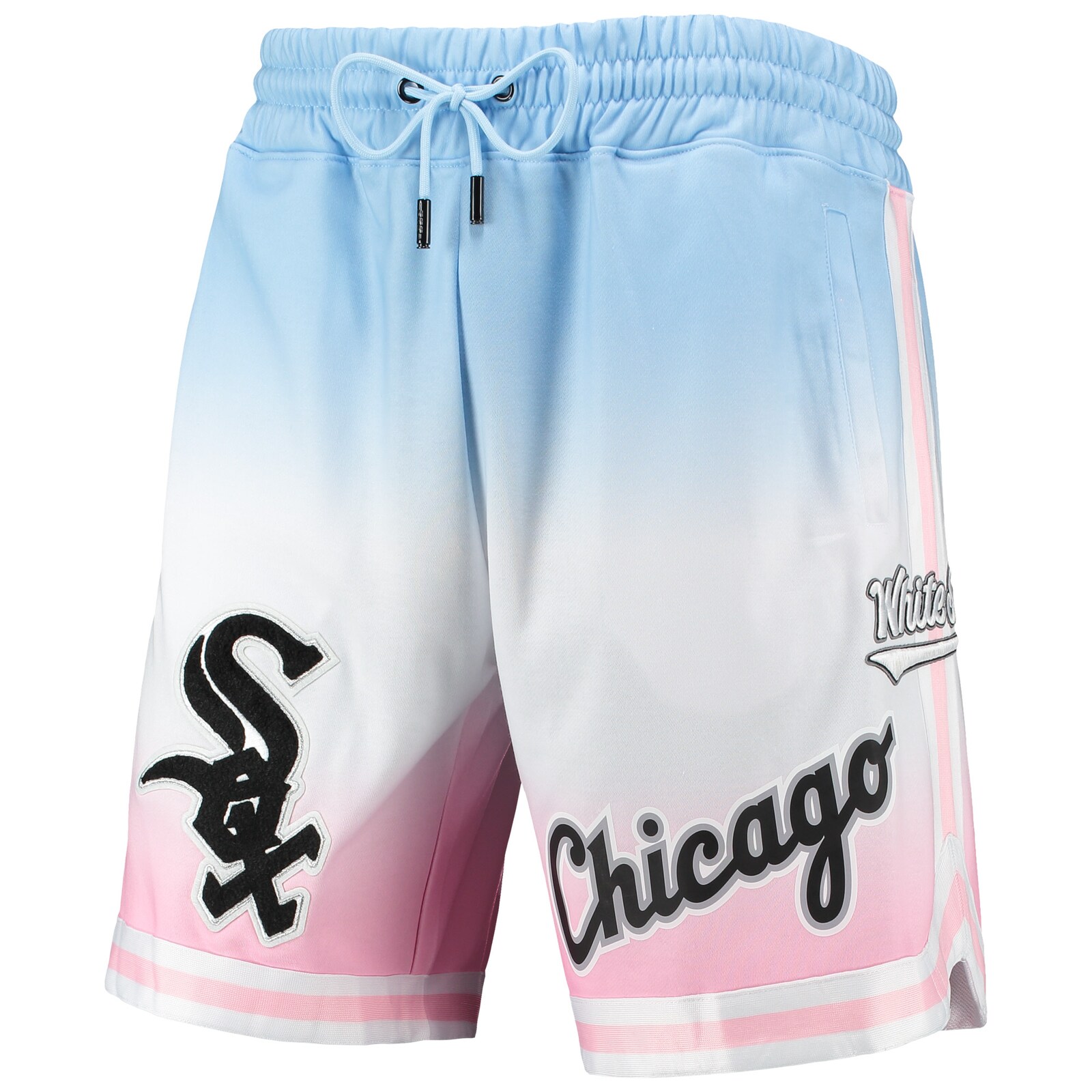 남성용 Chicago White Sox Pro Standard 블루/핑크 팀 로고 Pro 그라데이션 쇼츠 상세 이미지 3