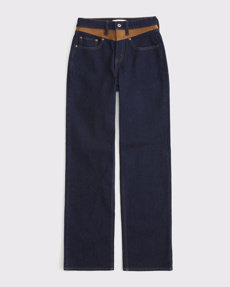 Curve Love High Rise 90s Relaxed Vegan Suede Yoke Jean 상세 이미지 7