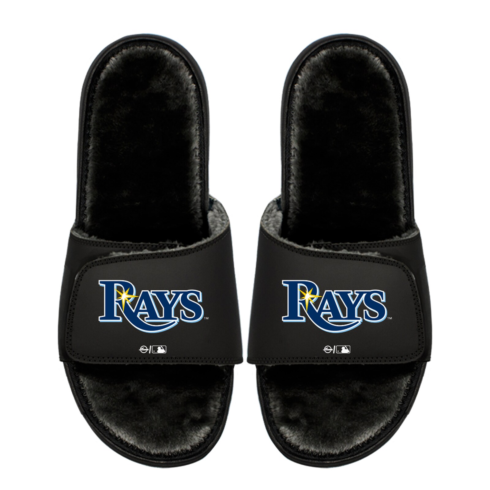 아동용 Tampa Bay Rays 로고 퍼 슬라이드 샌들