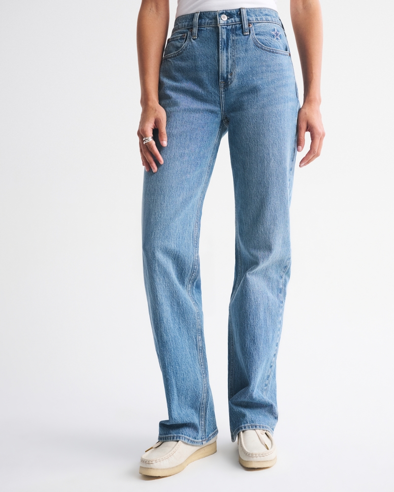 High Rise 90s Relaxed Dallas Cowboys Embroidered Jean 상세 이미지 4
