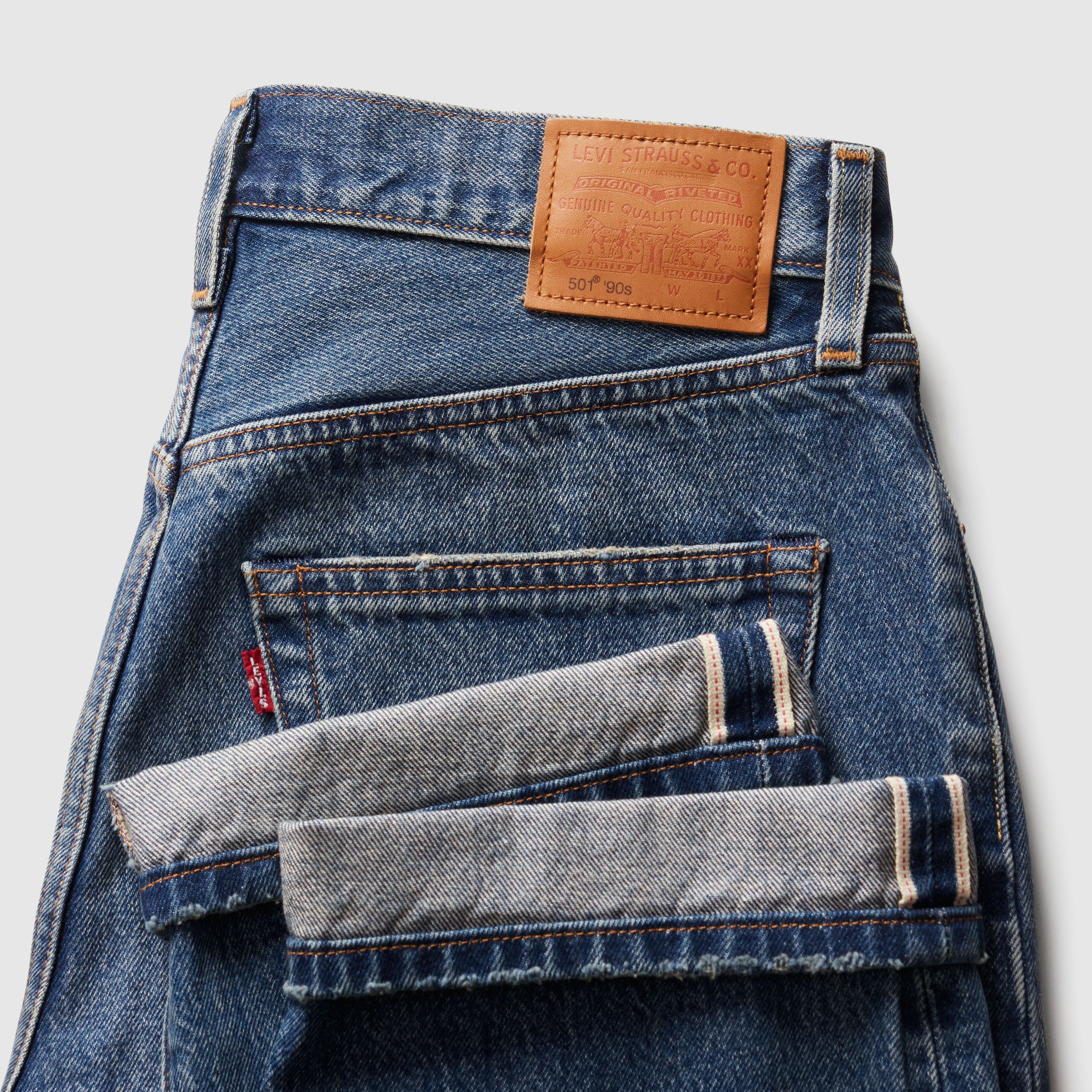 501® '90s 셀비지 여성용 청바지 상세 이미지 7