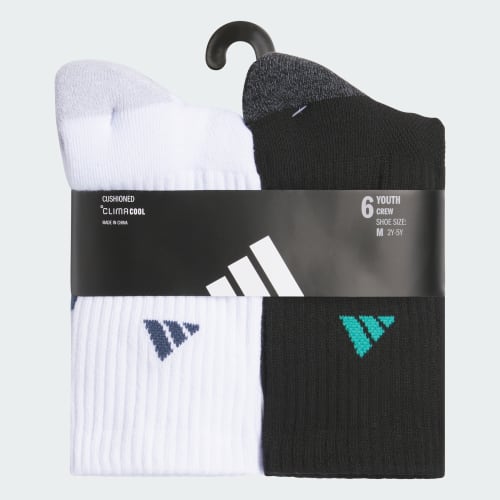 Athletic Cushioned 6-Pack Crew Socks Kids 상세 이미지 2