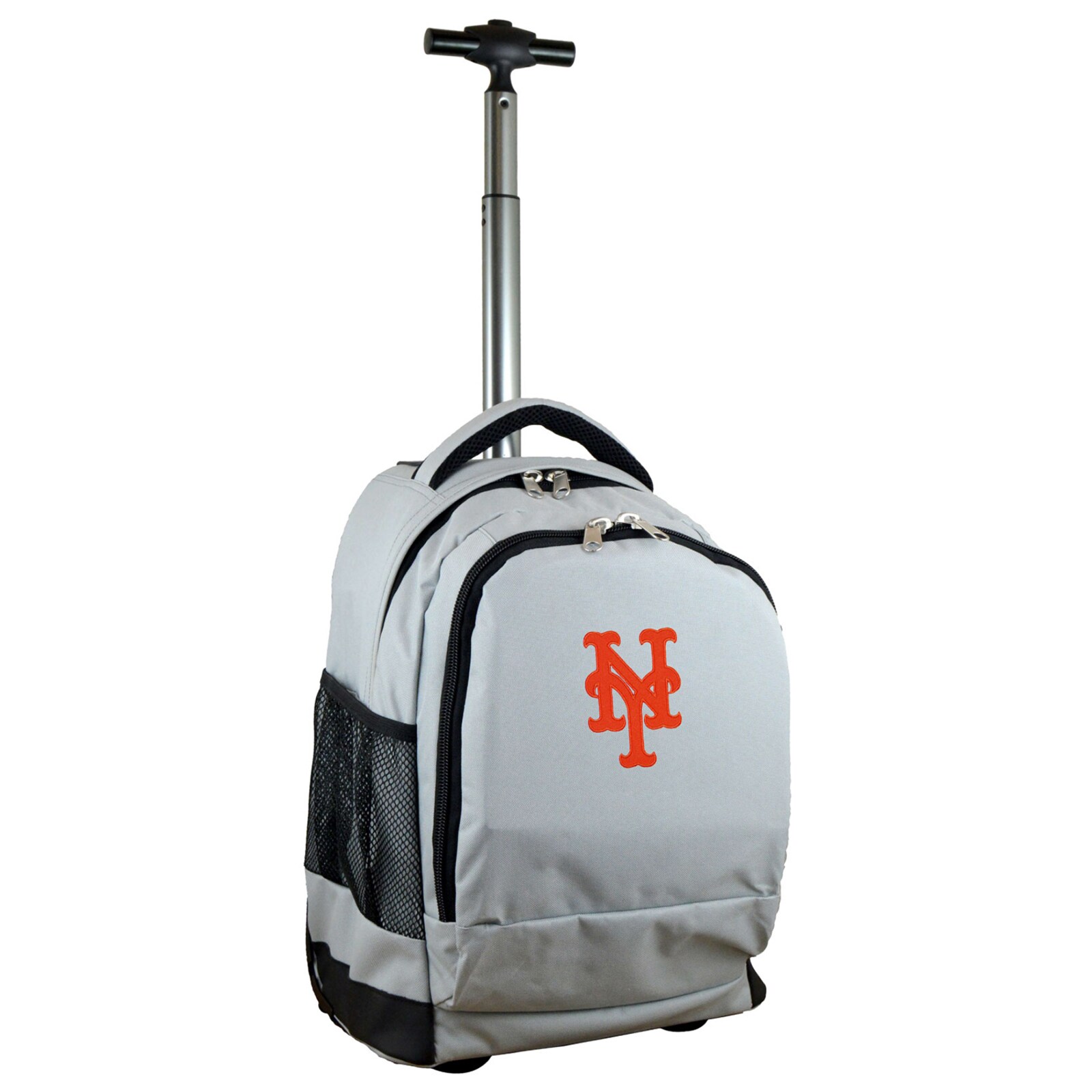 New York Mets 그레이 19인치 프리미엄 바퀴형 백팩
