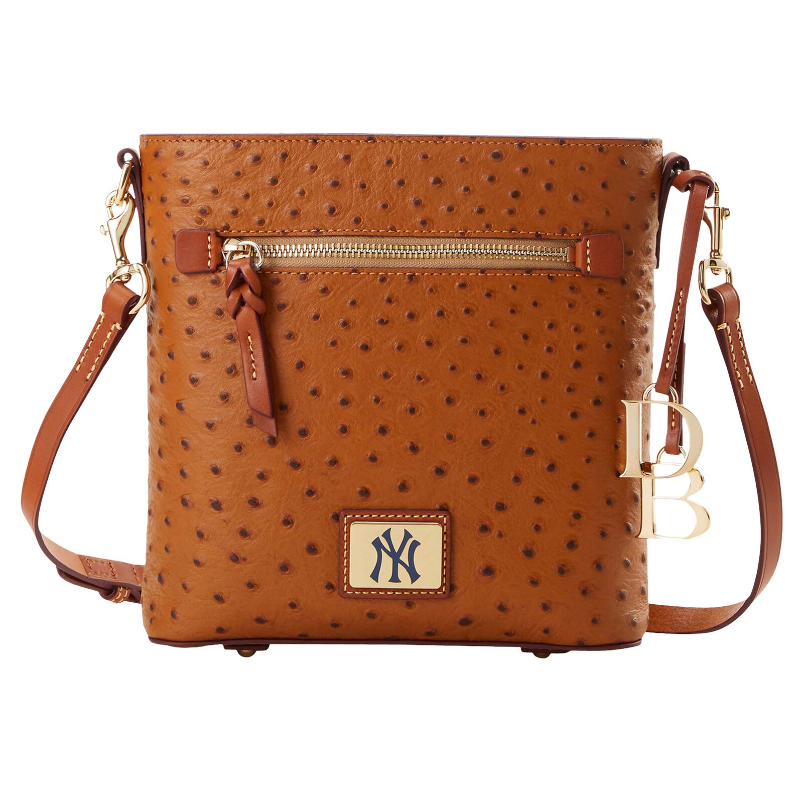 New York Yankees Dooney & Bourke 지퍼 크로스바디 가방 상세 이미지 2