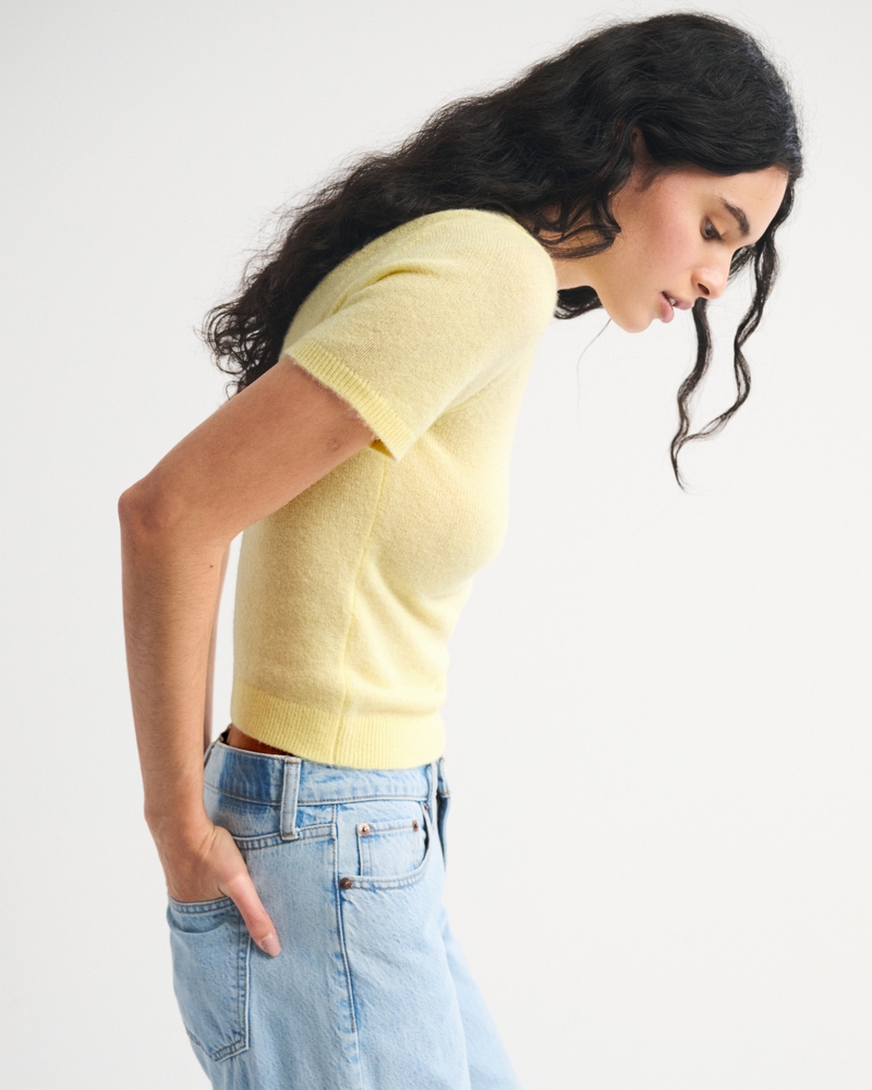 Merino Wool-Blend Sweater Tee 상세 이미지 5
