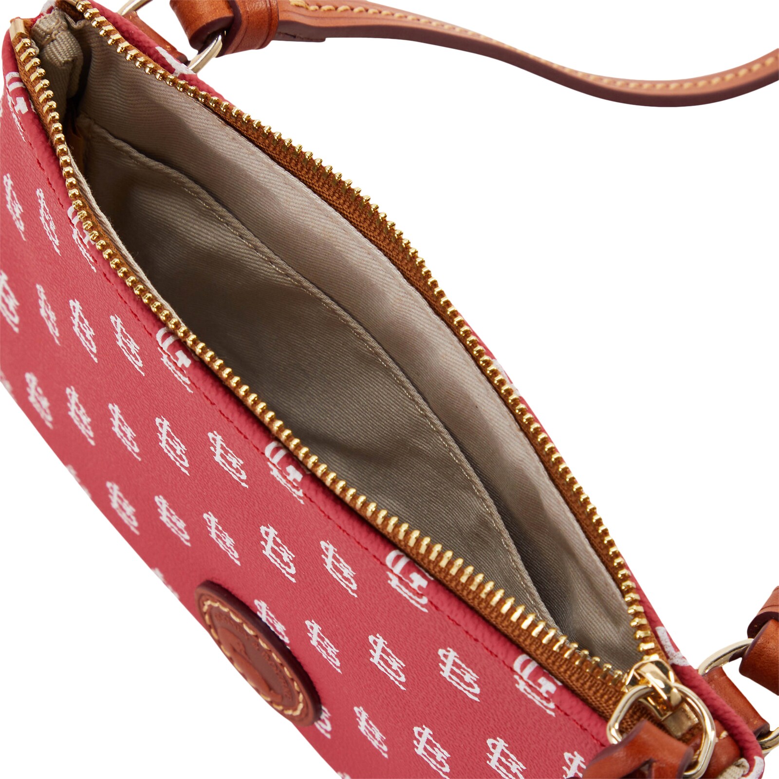 St. Louis Cardinals Dooney & Bourke 탑 지퍼 크로스바디 지갑 상세 이미지 4