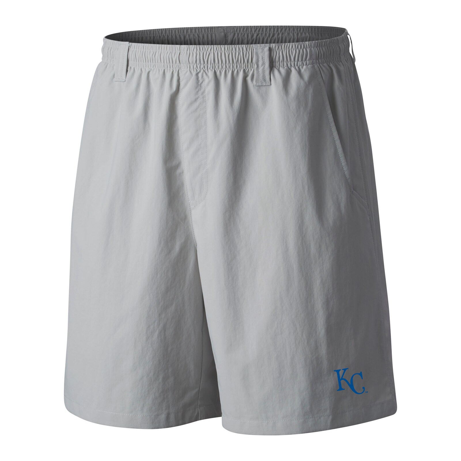 남성용 Kansas City Royals Columbia 그레이 PFG Backcast III 워터 쇼츠 상세 이미지 2