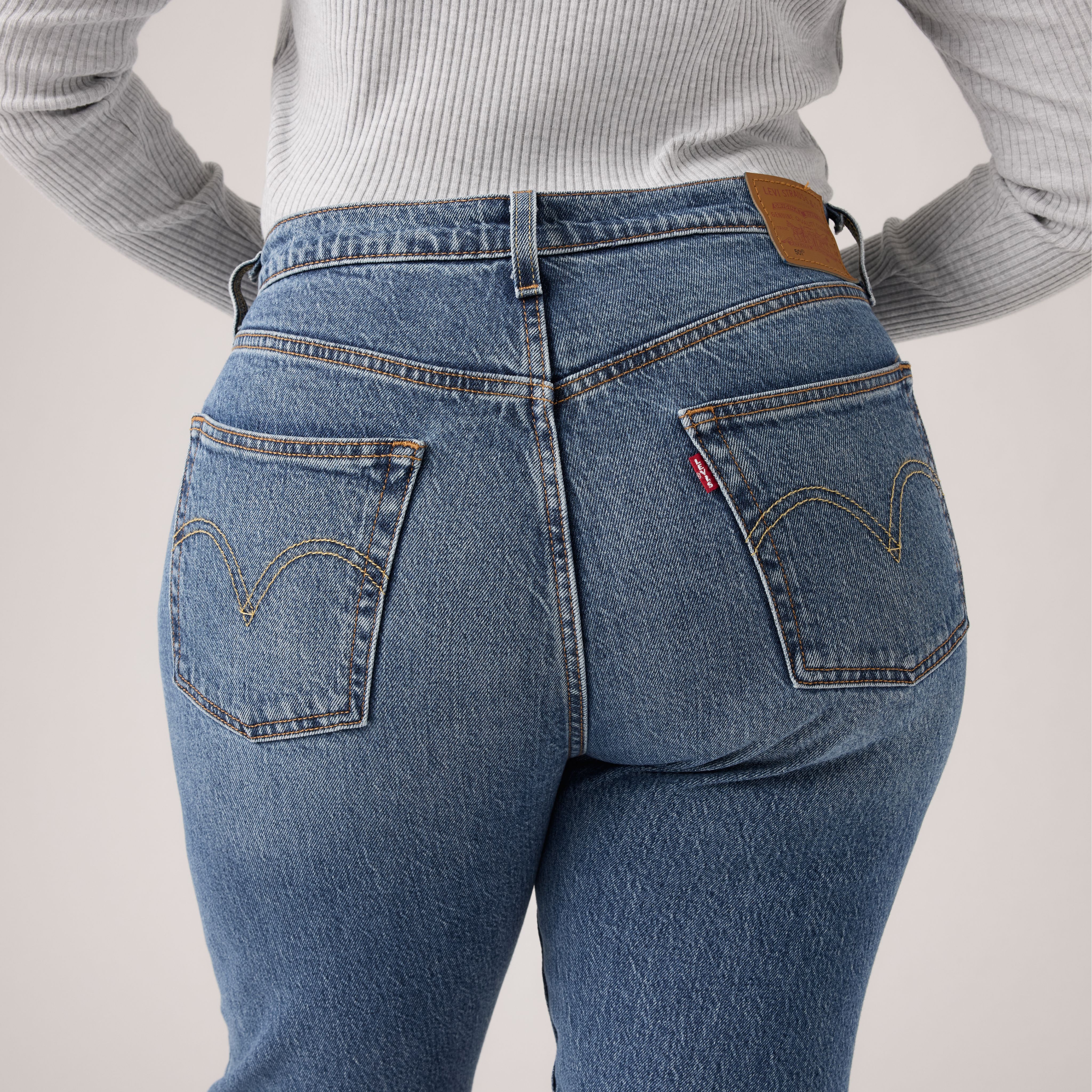 501® 오리지널 핏 크롭 여성용 청바지 상세 이미지 14
