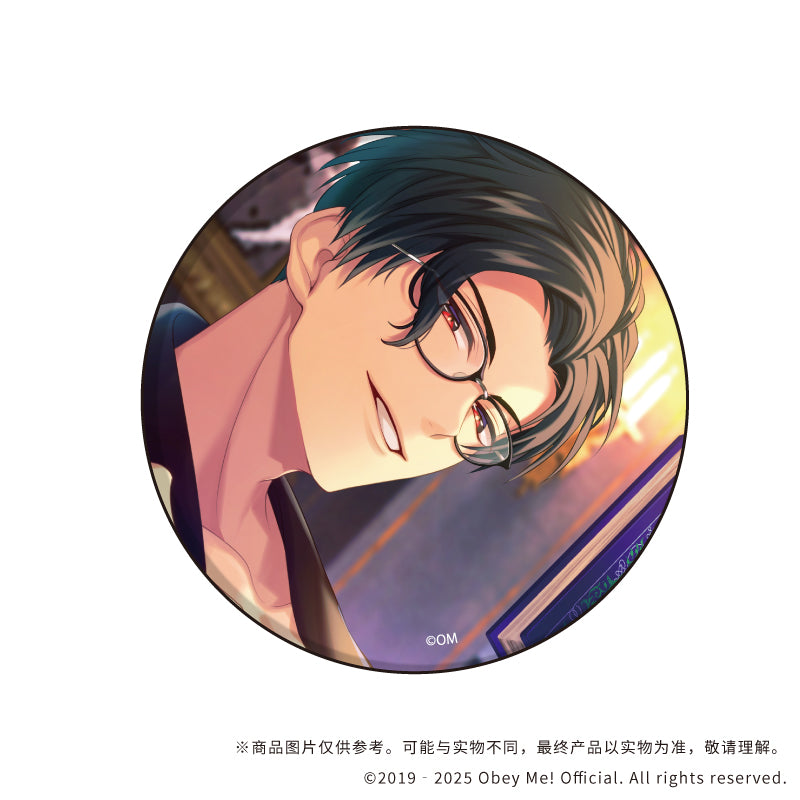 (1BOX=7)(Goods - Badge) Obey Me! Nightbringer 버튼 배지 09 (공식 일러스트) 상세 이미지 2