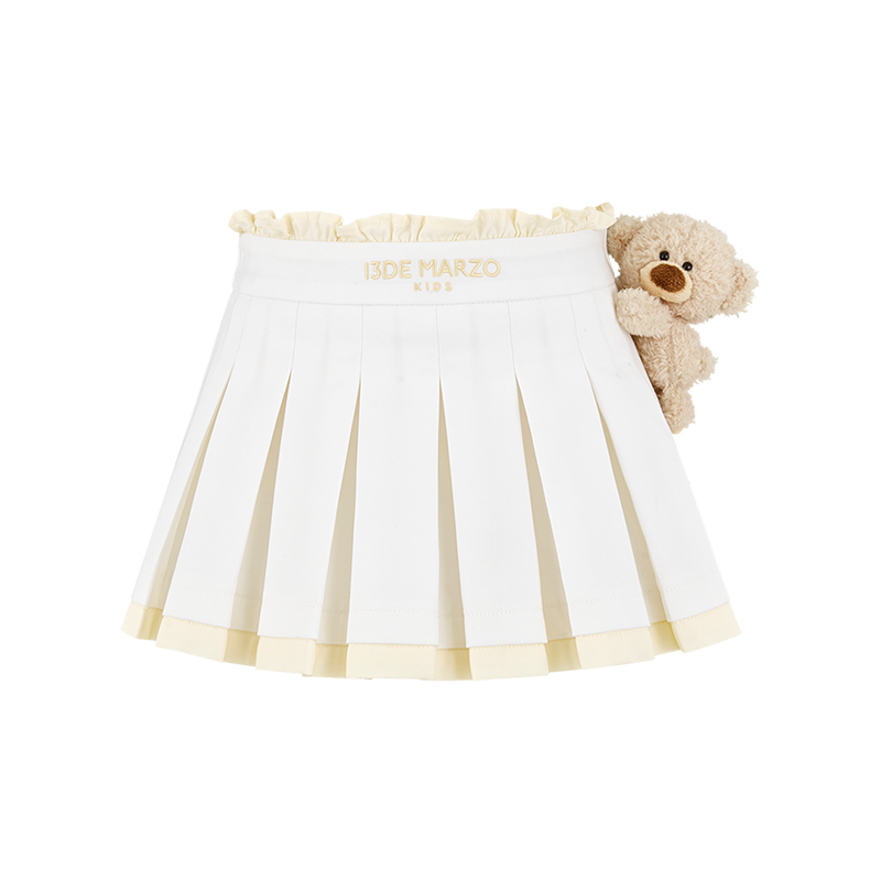 BabyBear 플리츠 원피스 화이트