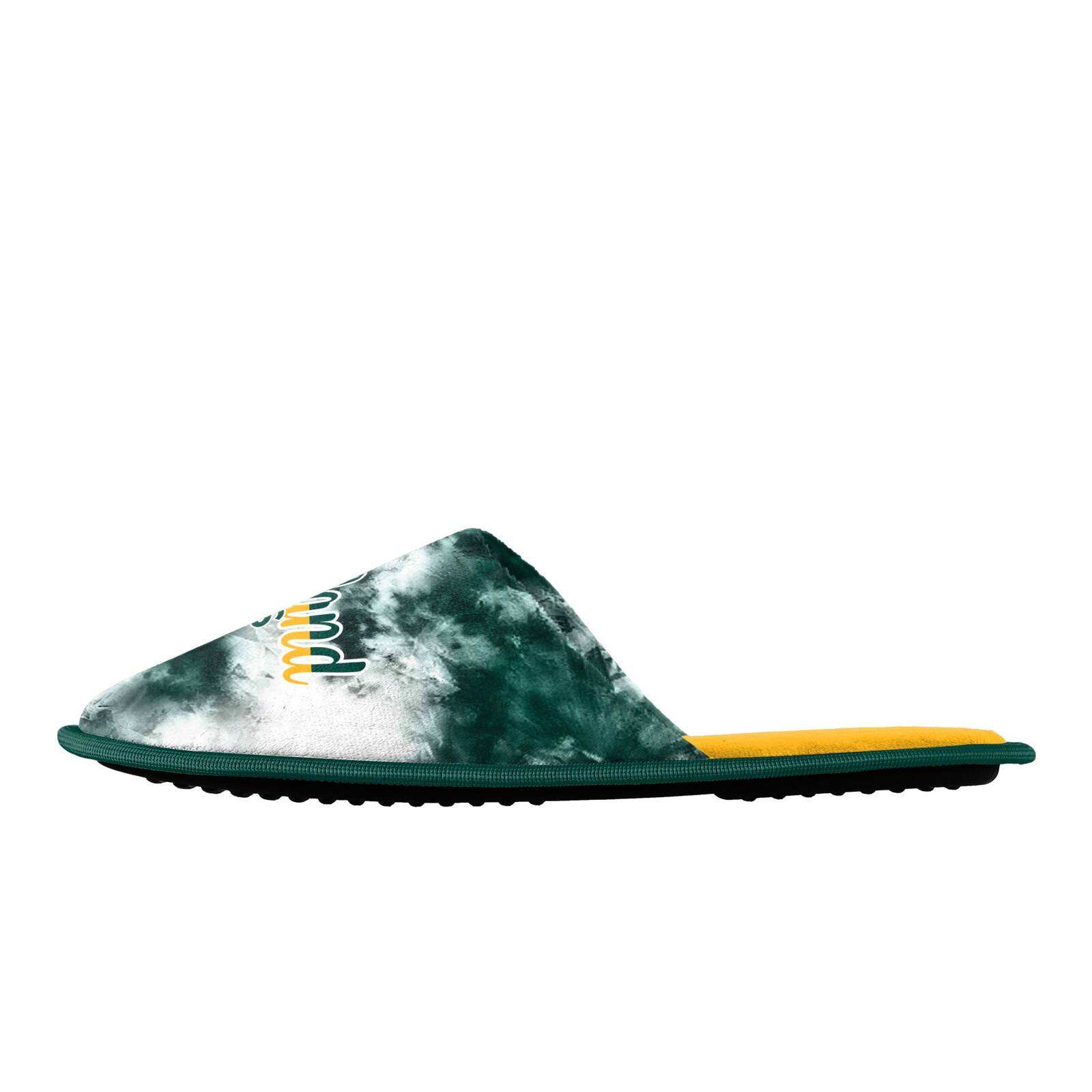 여성용 Oakland Athletics FOCO 팀 스커프 슬라이드 슬리퍼 상세 이미지 3