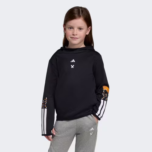 ADIDAS MINECRAFT TRAINING 3 STRIPES HOODIE 상세 이미지 3
