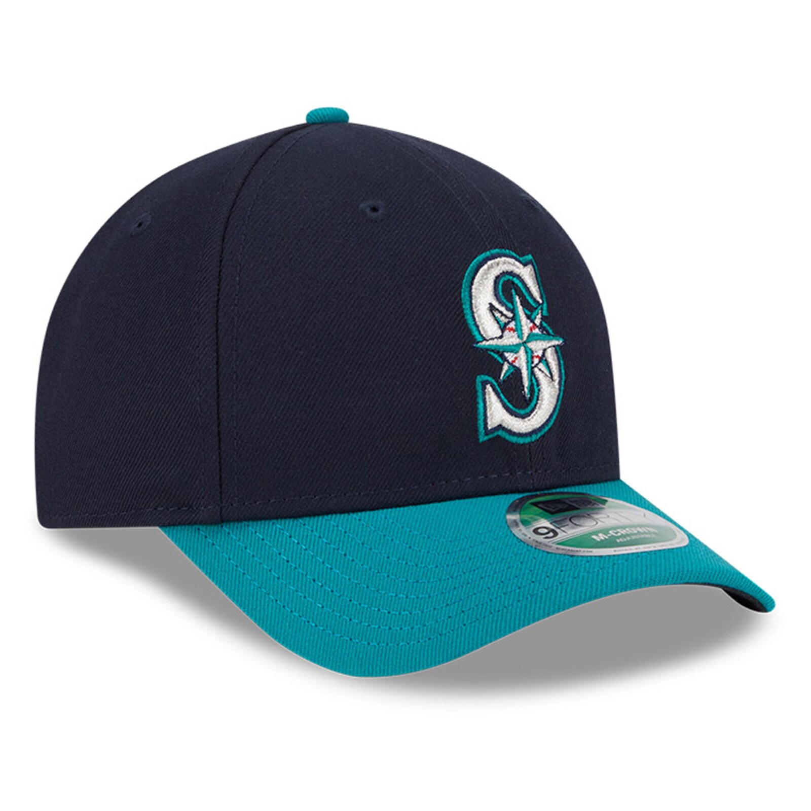 남성용 Seattle Mariners New Era 네이비 플레이어 레플리카 9FORTY 조절식 모자 상세 이미지 4