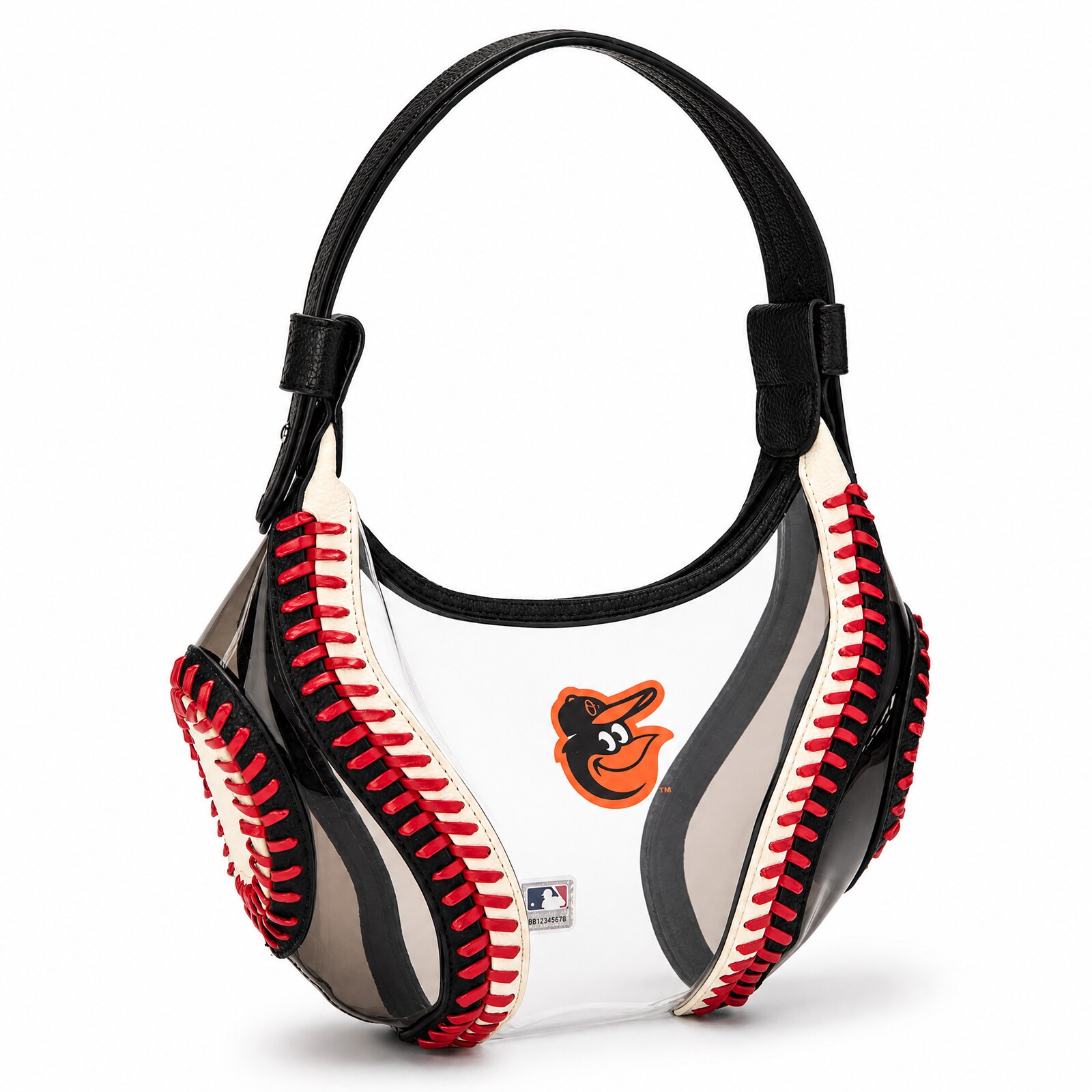 Baltimore Orioles Montana West 클리어 슬라우치 숄더백 상세 이미지 2