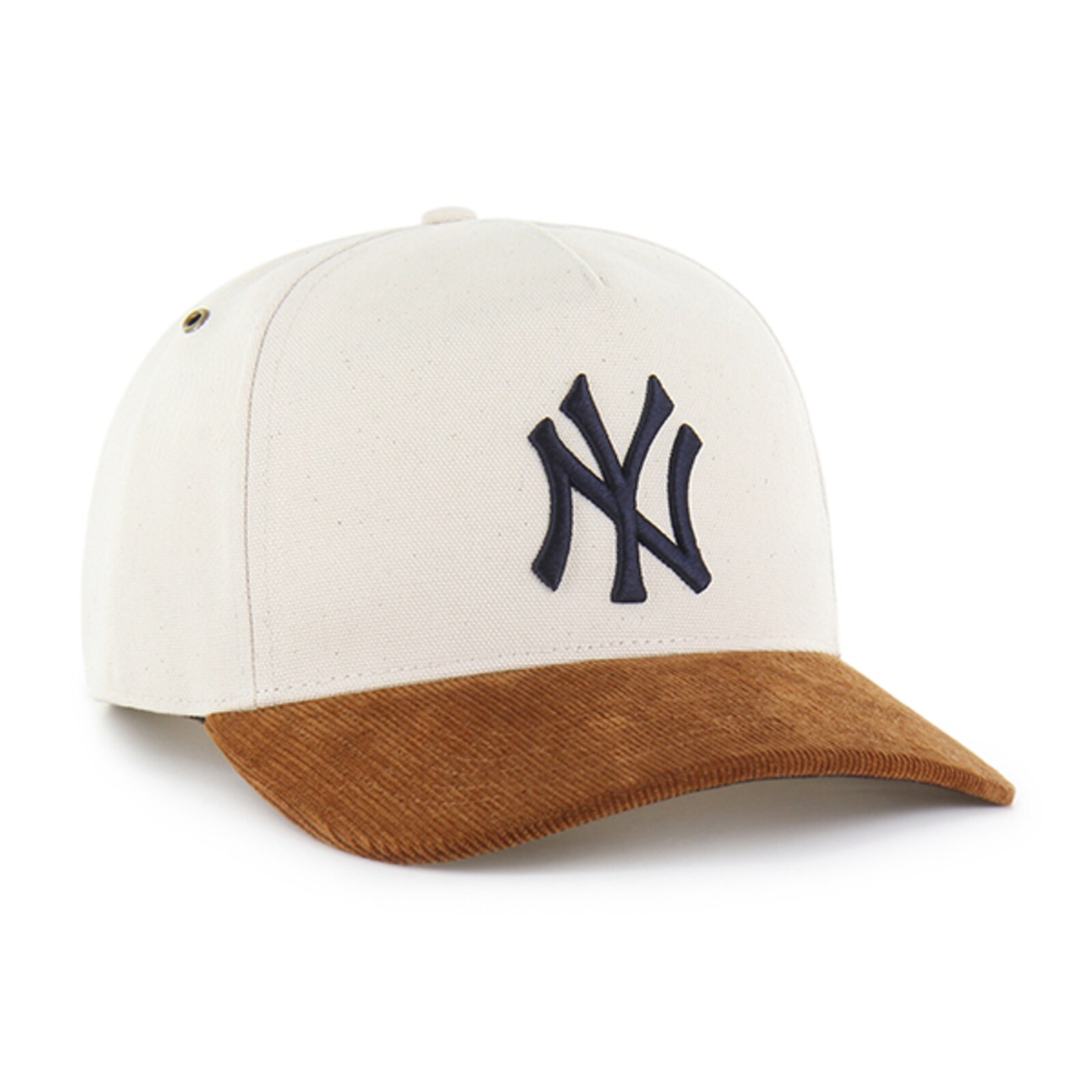 남성용 New York Yankees Carhartt x '47 내추럴/브라운 무염색 Relaxed Hitch 조절식 모자 상세 이미지 3