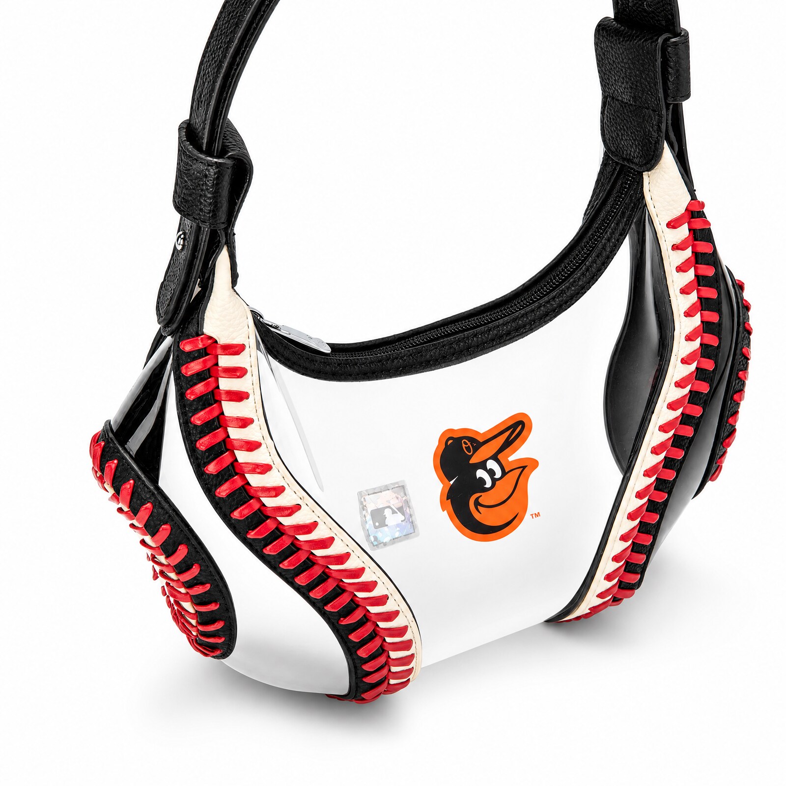 Baltimore Orioles Montana West 클리어 슬라우치 숄더백 상세 이미지 6