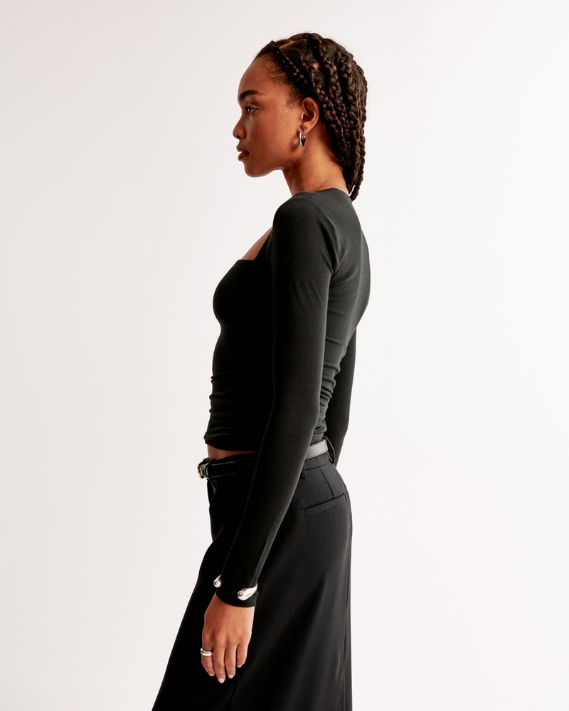 The A&F Ava Long-Sleeve Top 상세 이미지 3
