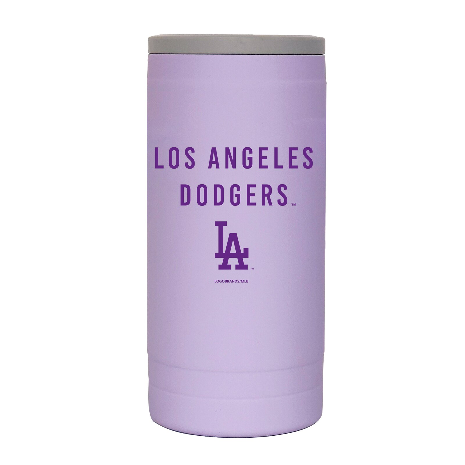 Los Angeles Dodgers 12oz. 라벤더 소프트 터치 슬림 쿨리