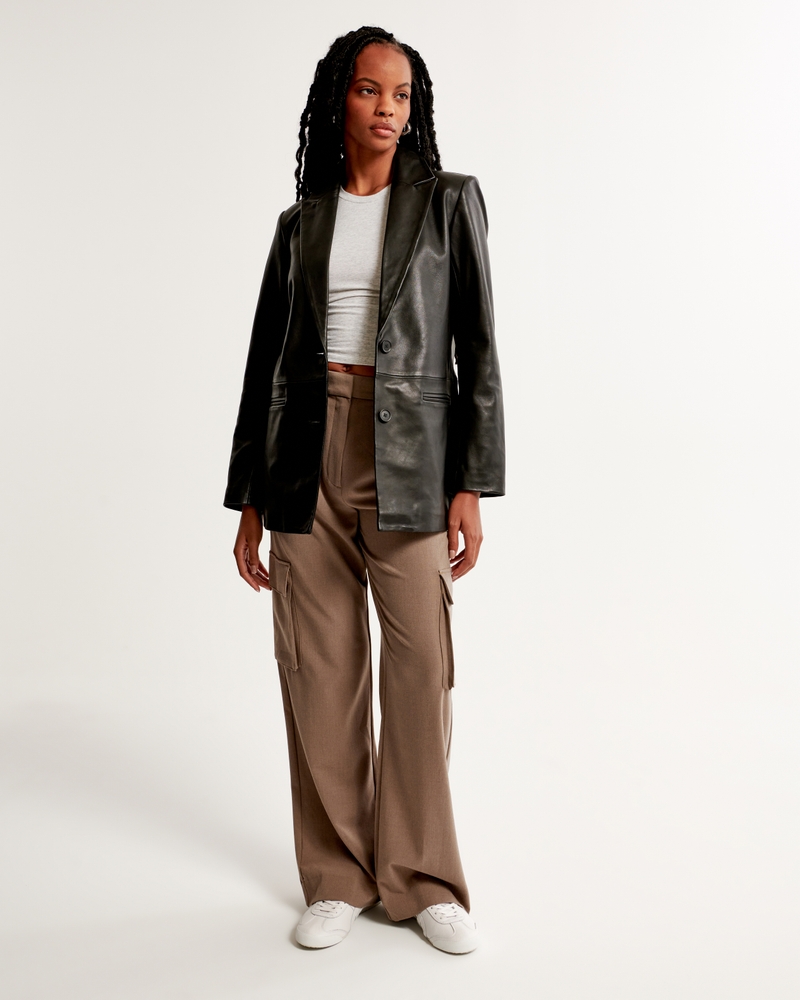 Genuine Leather Blazer 상세 이미지 3