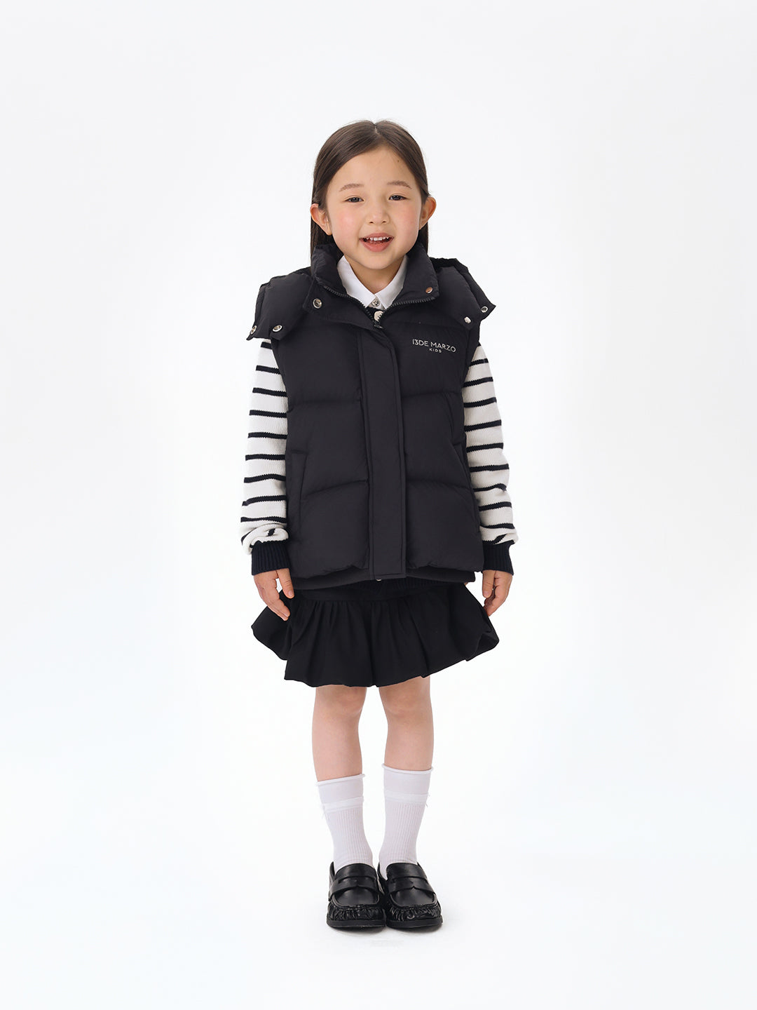 BabyBear 탈부착 다운 재킷 블랙 상세 이미지 3