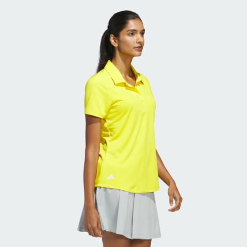 Women's Solid Performance Short Sleeve Polo Shirt 상세 이미지 3