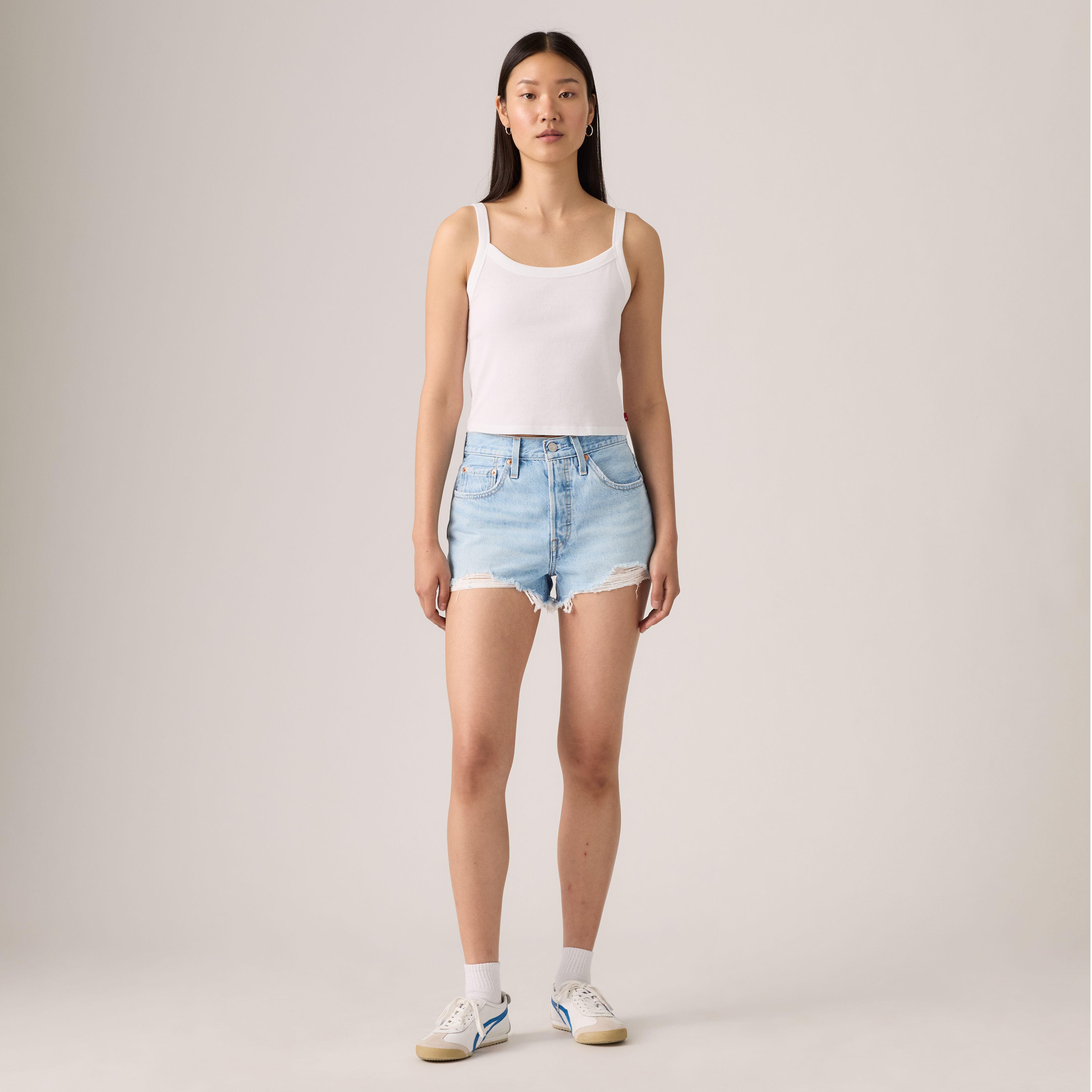 501® 오리지널 핏 하이라이즈 여성용 반바지 상세 이미지 5