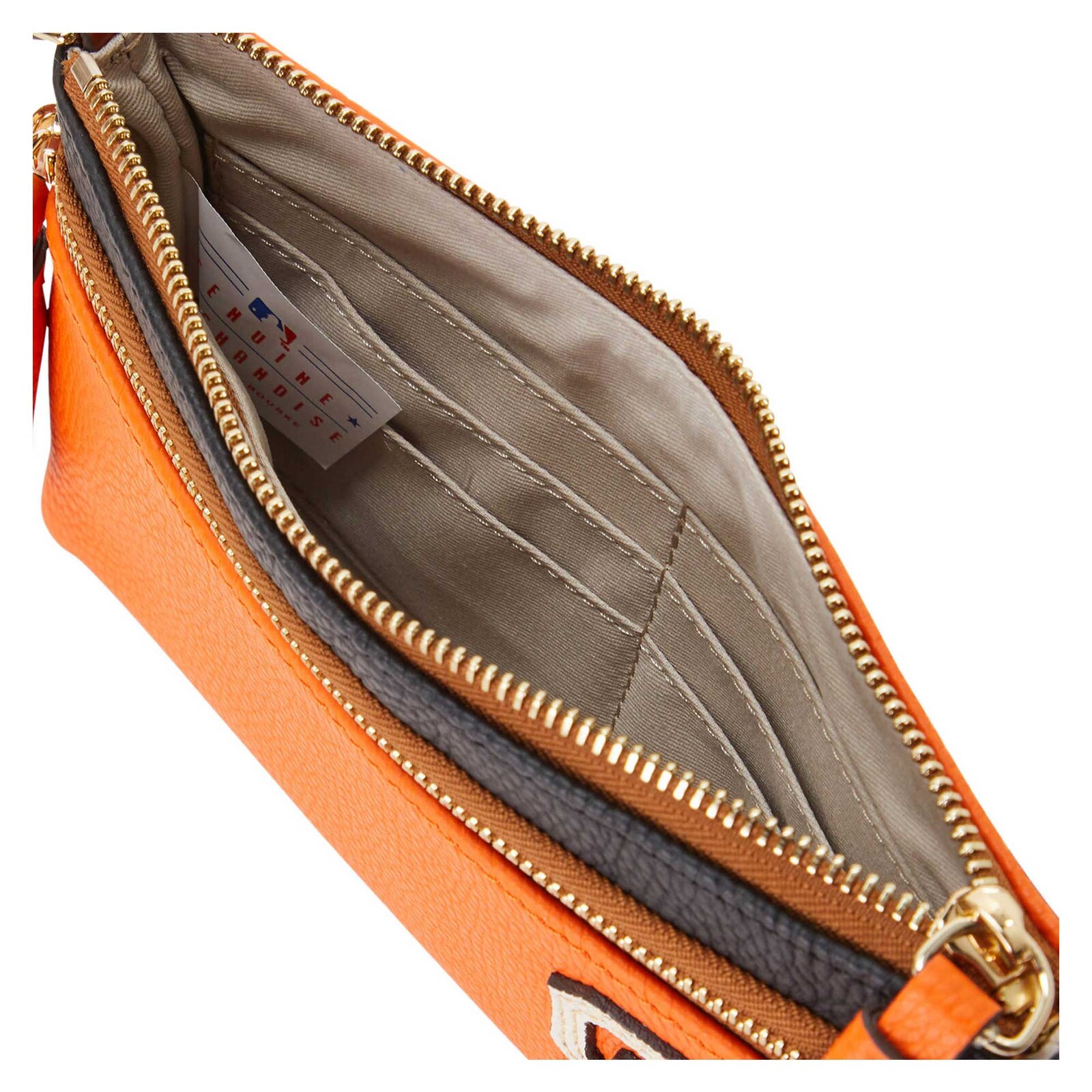 San Francisco Giants Dooney & Bourke Infield 더블 지퍼 손목지갑 상세 이미지 3