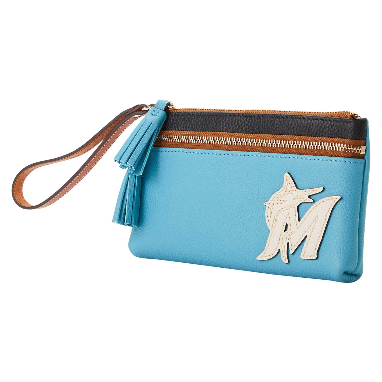 마이애미 말린스 Dooney & Bourke Infield Double-Zip 손목지갑 상세 이미지 2
