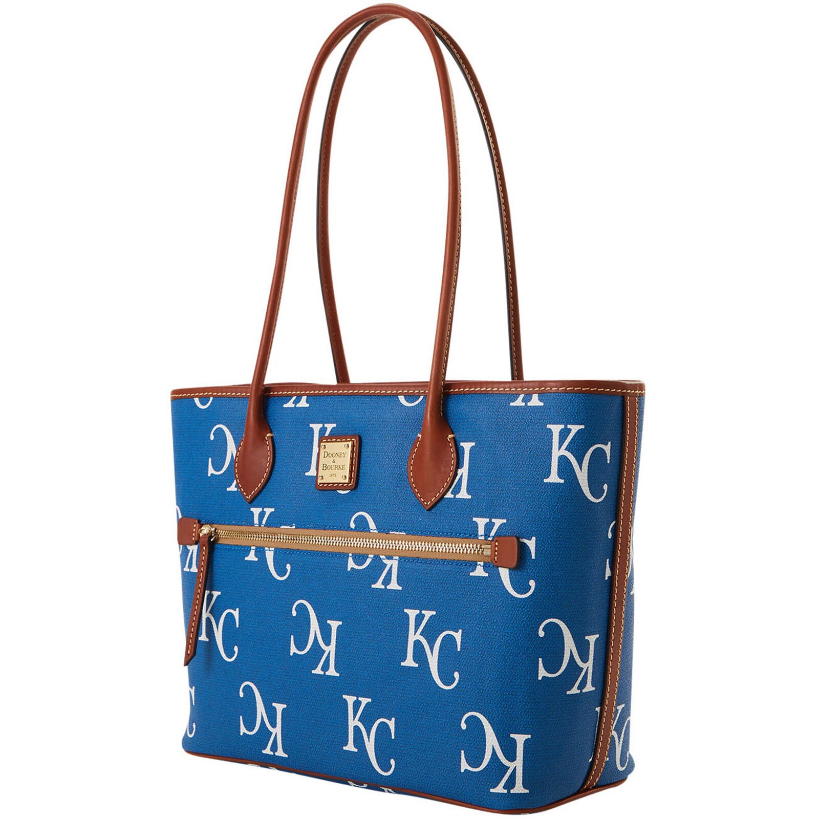 Kansas City Royals Dooney & Bourke 스포티 모노그램 토트백 상세 이미지 3