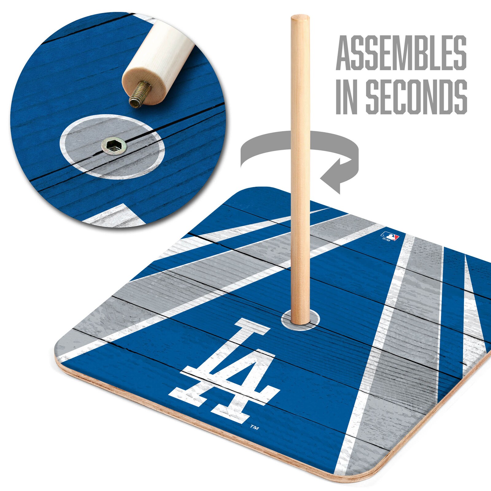 Los Angeles Dodgers IDNA 호스슈 백 게임 상세 이미지 5