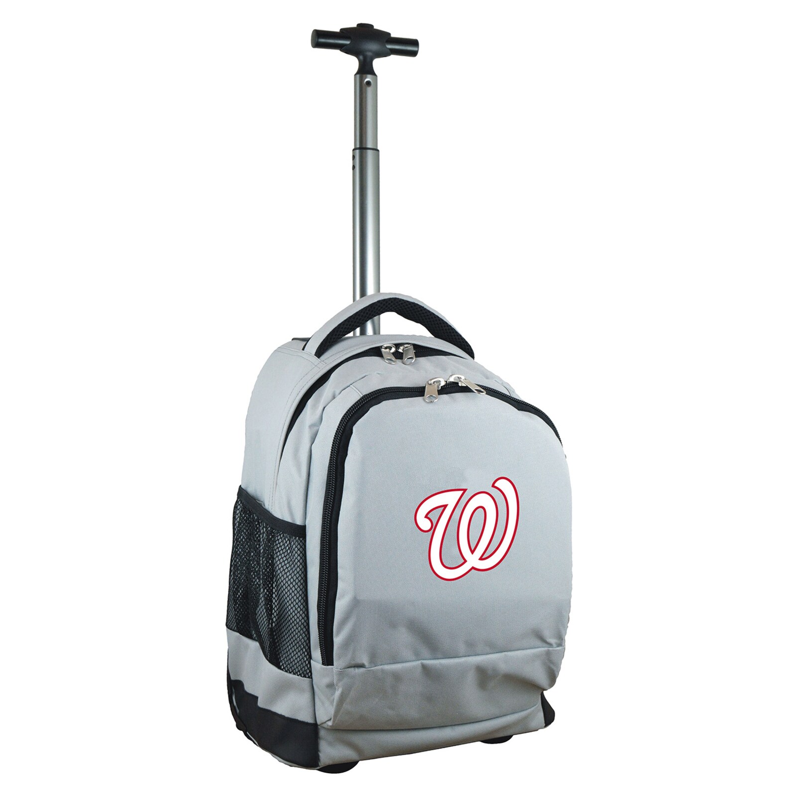 Washington Nationals 그레이 19인치 프리미엄 바퀴형 백팩