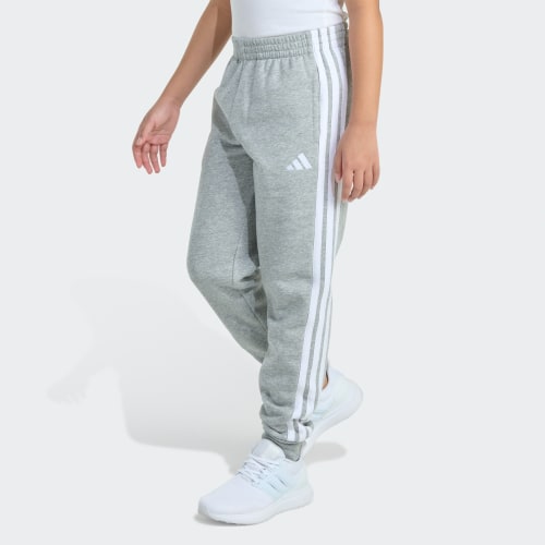 Elastic Waistband 3-Stripe Heather Fleece Jogger 상세 이미지 3