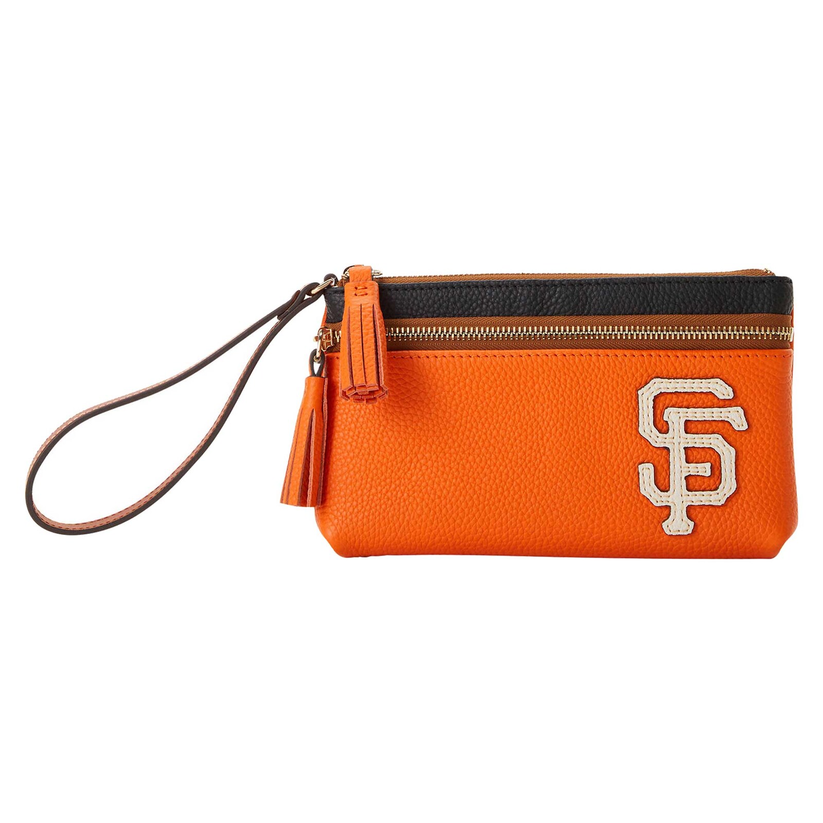 San Francisco Giants Dooney & Bourke Infield 더블 지퍼 손목지갑 상세 이미지 5