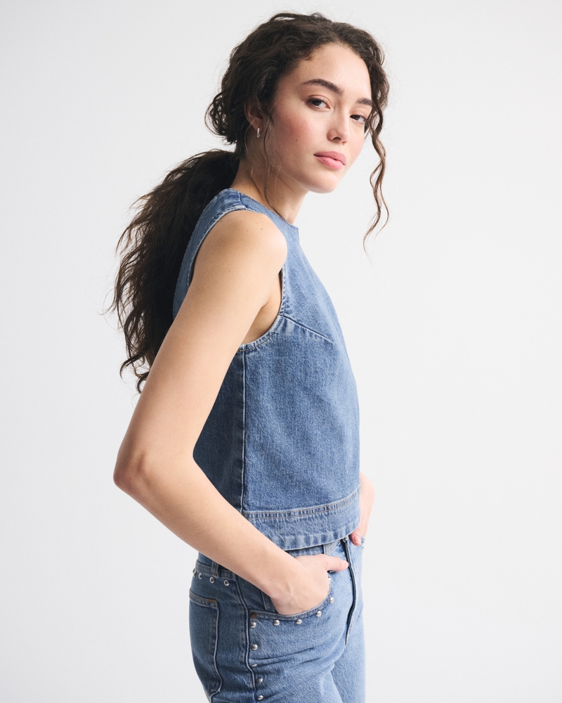 Denim Shell Top 상세 이미지 4