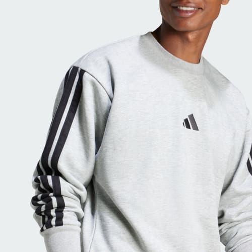 Essentials 3-Stripes Fleece Sweatshirt 상세 이미지 5