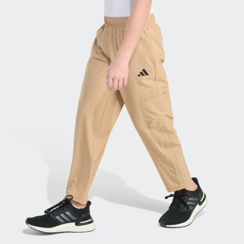 Elastic Waistband Woven Ripstop Cargo Pants 상세 이미지 3
